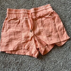 Athleta High Waist Coral Shorts